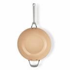 Ninja CW90928UK ExtendedLife Ceramic 28cm Wok - Apricot