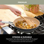 Ninja CW95000UK Ceramic Coated Cookware 5-Piece Set - Apricot & Grey