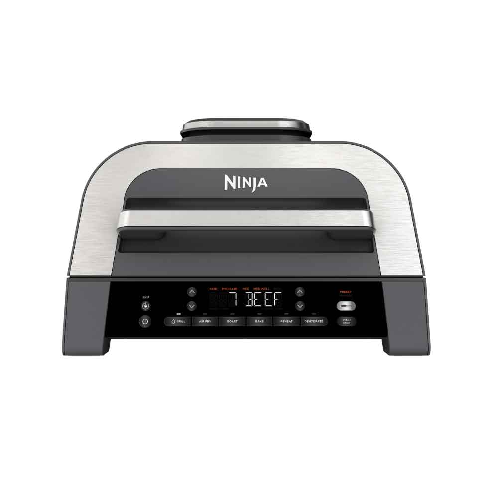 Ninja DG551UK Electric Air-Grill & Fryer - Black/Stainless Steel