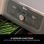 Ninja DZ400UK 9.5L MAX 6-in-1 Dual Zone Air Fryer - Gun Metal Grey