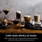 Ninja ES601UKBK Ninja Luxe Café Premier Espresso Machine - Midnight Black