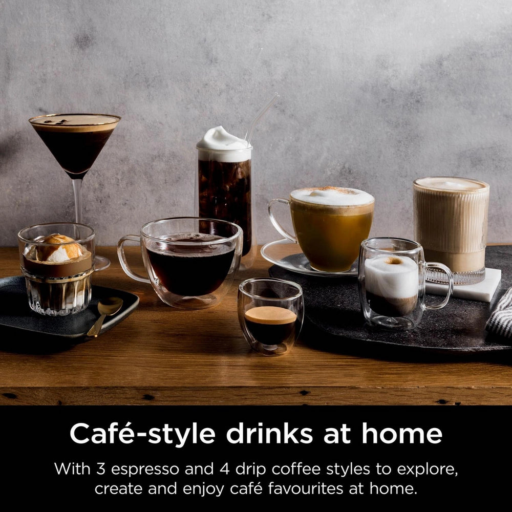 Ninja ES601UKBK Ninja Luxe Café Premier Espresso Machine - Midnight Black