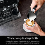 Ninja ES601UKBK Ninja Luxe Café Premier Espresso Machine - Midnight Black