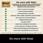 Ninja ES601UKBK Ninja Luxe Café Premier Espresso Machine - Midnight Black