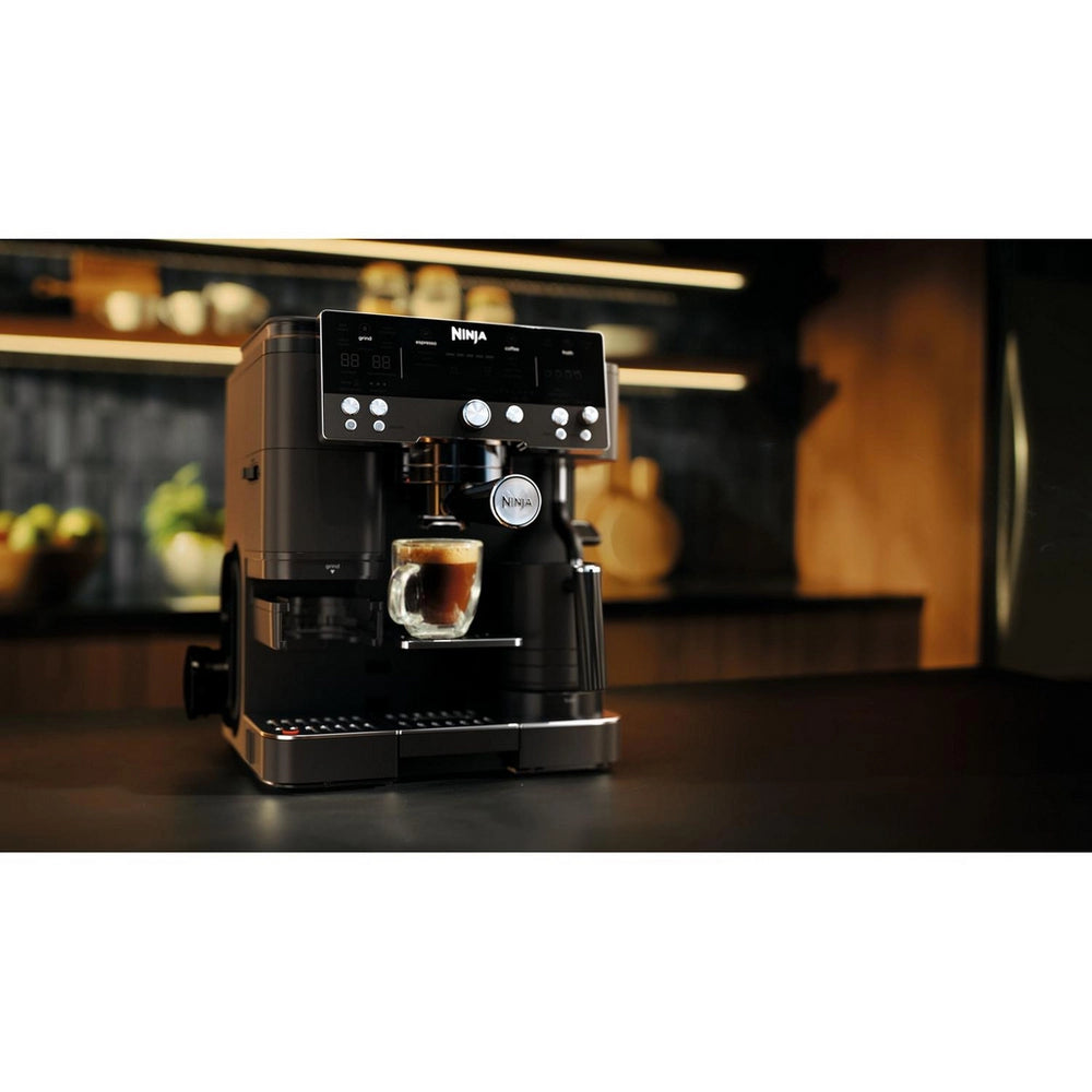 Ninja ES601UKBK Ninja Luxe Café Premier Espresso Machine - Midnight Black