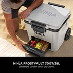 Ninja FB230UKWH Ninja FrostVault 30QT/28L Wheeled Cooler with Dry Zone - Cloud White
