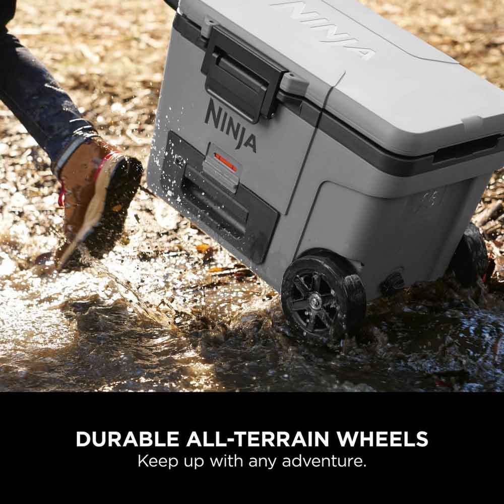 Ninja FB245UKGY Ninja FrostVault 45QT/42L Wheeled Cooler with Dry Zone - Slate Grey