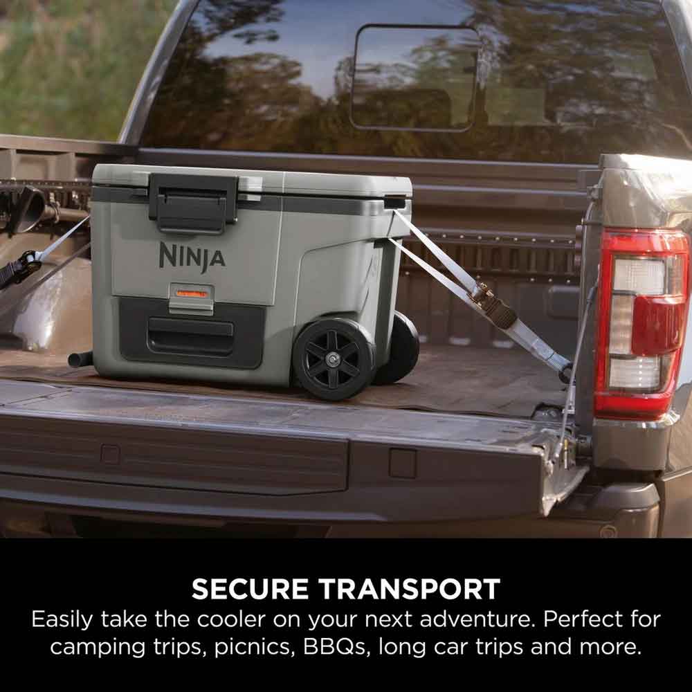 Ninja FB245UKGY Ninja FrostVault 45QT/42L Wheeled Cooler with Dry Zone - Slate Grey