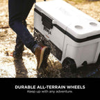 Ninja FB265EUUKWH Ninja FrostVault 65QT/61L Wheeled Cooler with Dry Zone - Cloud White