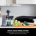 Ninja JC151UK Cold Press Juicer with Anti-Clog Filter - Black