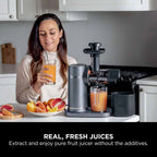 Ninja JC151UK Cold Press Juicer with Anti-Clog Filter - Black