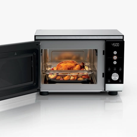 Ninja MW101UK CRISPi Microwave, Air Fryer & Oven with FusionCrisp Technology - Silver