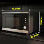 Ninja MW101UK CRISPi Microwave, Air Fryer & Oven with FusionCrisp Technology - Silver