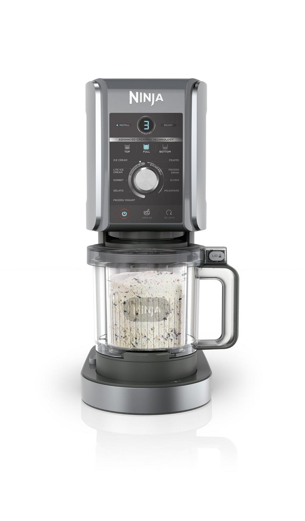 Ninja NC501UK Deluxe 10-in-1 Ice Cream and Frozen Drink Maker - Black
