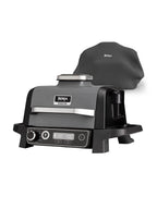 Ninja OG703UK Outdoor Woodfire Electric BBQ Grill & Smoker with Cover - Black