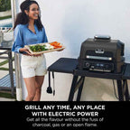 Ninja OG850UK Woodfire Pro XL Electric BBQ Grill & Smoker - Black/Grey