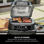 Ninja OG901UK Woodfire Pro Connect XL Electric BBQ Grill &amp; Smoker - Black/Blue