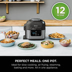 Ninja ON500UK Ninja Speedi 12-in-1 Air Fryer & Slow Cooker - Black
