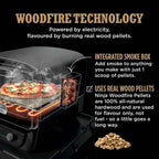 Ninja OO101UK Ninja Woodfire Electric Outdoor Oven - Terracotta/Steel