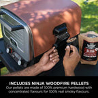 Ninja OO101UK Ninja Woodfire Electric Outdoor Oven - Terracotta/Steel