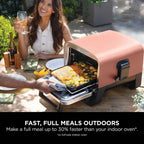 Ninja OO101UK Ninja Woodfire Electric Outdoor Oven - Terracotta/Steel
