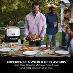 Ninja OO101UK Ninja Woodfire Electric Outdoor Oven - Terracotta/Steel