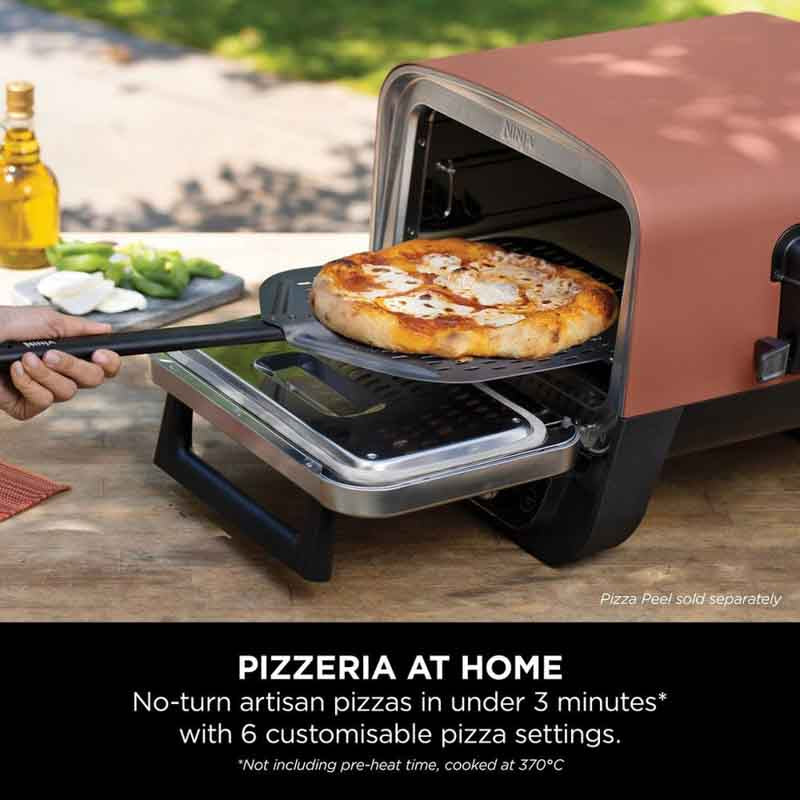 Ninja OO101UK Ninja Woodfire Electric Outdoor Oven - Terracotta/Steel