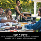 Ninja OO101UK Ninja Woodfire Electric Outdoor Oven - Terracotta/Steel