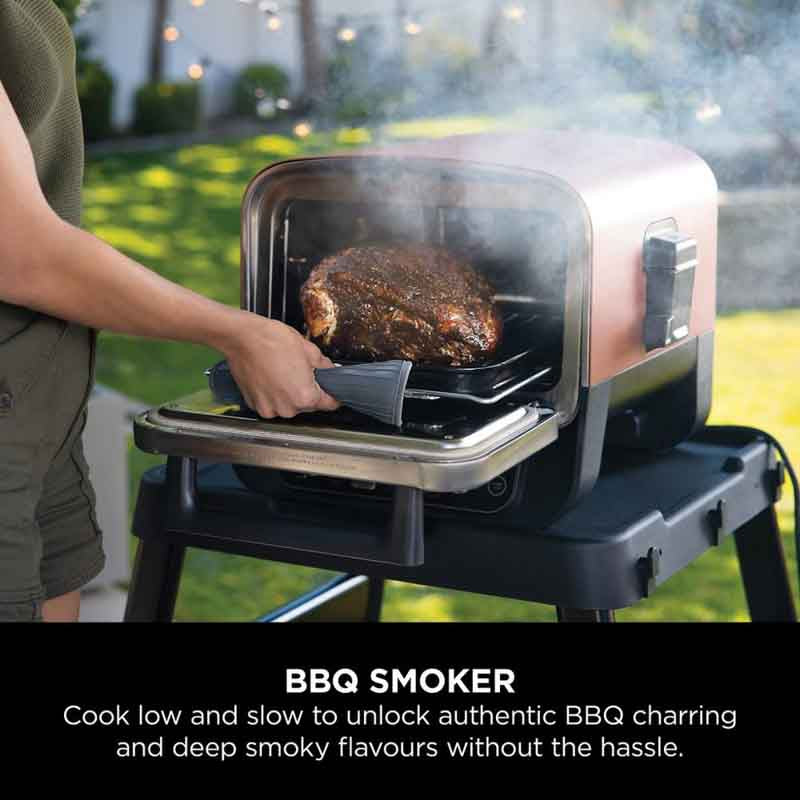 Ninja OO101UK Ninja Woodfire Electric Outdoor Oven - Terracotta/Steel
