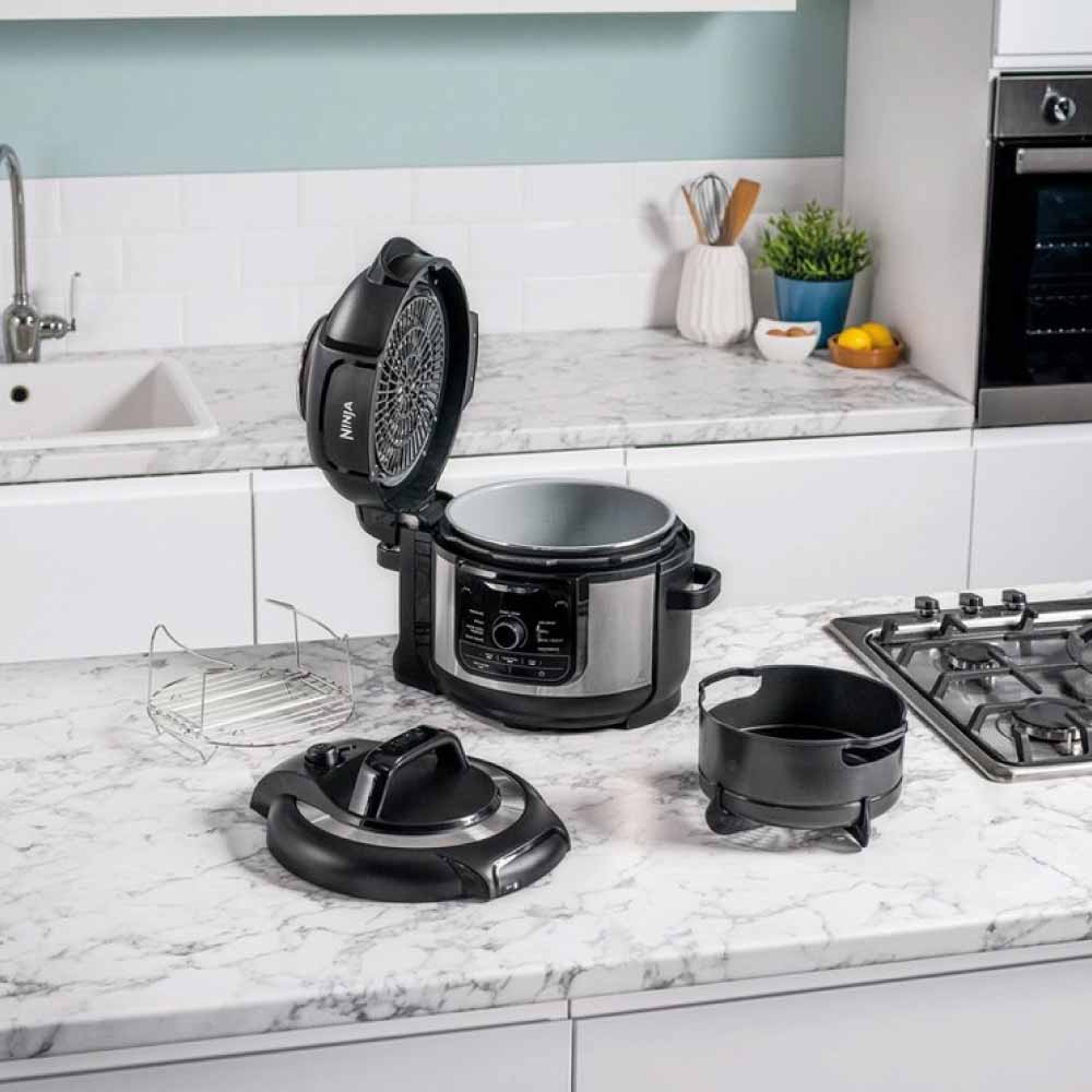 Ninja OP350UK Foodi 9-in-1 Multi-Cooker 6L - Black/Sliver