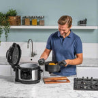 Ninja OP350UK Foodi 9-in-1 Multi-Cooker 6L - Black/Sliver