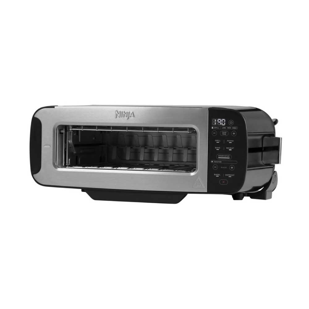 Ninja ST200UK 3-in-1 2 Slice Toaster - Grill and Panini Press - Black