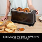 Ninja ST200UK 3-in-1 2 Slice Toaster - Grill and Panini Press - Black