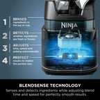 Ninja TB301UK Detect Duo Power Blender Pro + Single Serve - Black