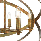 Nitya 5 Light Pendant Mottled Copper<br>Mottled Copper