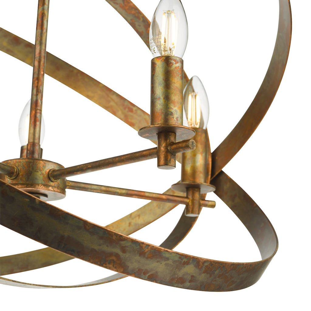 Nitya 5 Light Pendant Mottled Copper<br>Mottled Copper