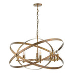 Nitya 8 Light Pendant Mottled Copper<br>Mottled Copper
