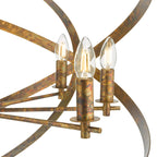 Nitya 8 Light Pendant Mottled Copper<br>Mottled Copper