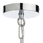 Nolan 1 Light Pendant Polished Chrome/ Clear<br>Polished Chrome