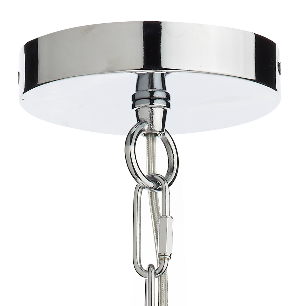 Nolan 1 Light Pendant Polished Chrome/ Clear<br>Polished Chrome