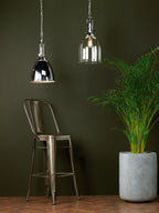 Nolan 1 Light Pendant Polished Chrome/ Clear<br>Polished Chrome