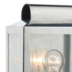 Notary Outdoor Wall Light Stainless Steel IP44<br>Polished Stainless Steel