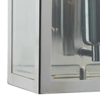 Notary Outdoor Wall Light Stainless Steel IP44<br>Polished Stainless Steel