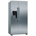 NEFF N70 KA3923IE0G Plumbed Frost Free American Fridge Freezer - Brushed steel