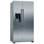 NEFF N70 KA3923IE0G Plumbed Frost Free American Fridge Freezer - Brushed steel