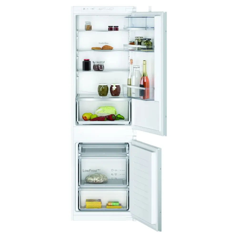 NEFF N50 KI5862SE0G 177cm High 60/40 Integrated Fridge Freezer with Sliding Door Fixing Kit - White