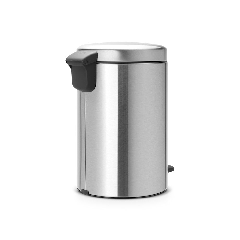 Brabantia Newlcon Pedal Bin 12L Matt Steel
