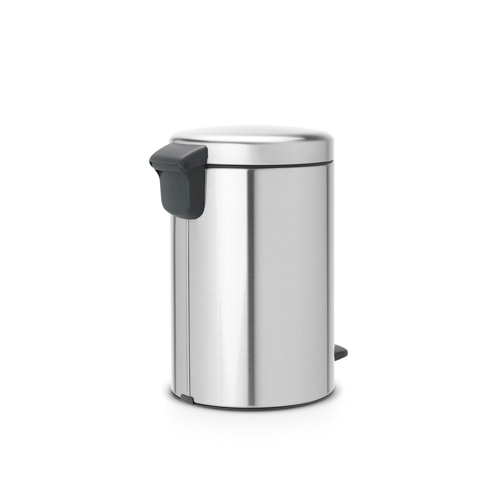 Brabantia NewIcon Pedal Bin 12L Matt Steel (Fingerprint-proof)
