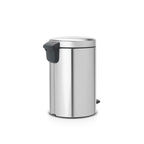 Brabantia NewIcon Pedal Bin 12L Matt Steel (Fingerprint-proof)