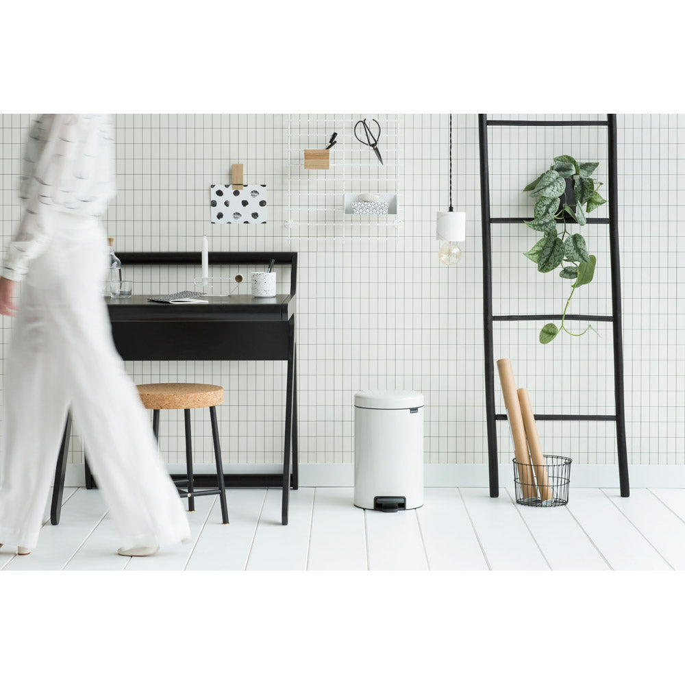 Brabantia NewIcon Pedal Bin 12L White